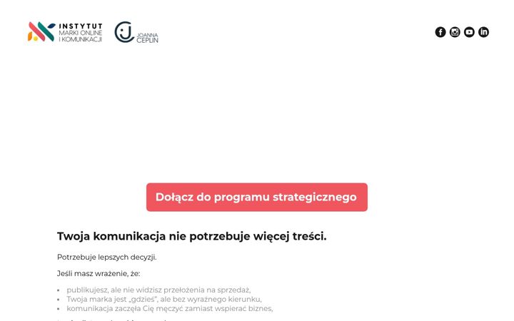 Screenshot of markaonline.pl