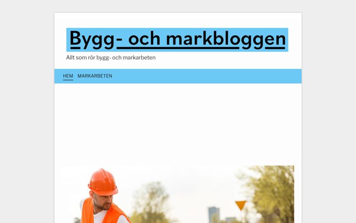 Screenshot of markarbetenstockholm.com
