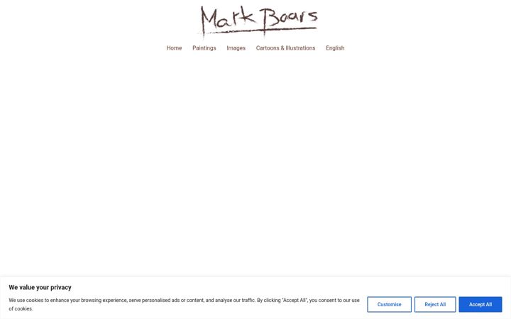 Screenshot of markbaars.nl