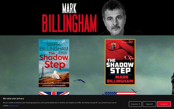 Screenshot of markbillingham.com