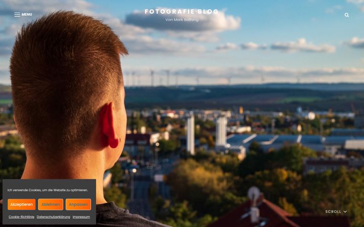 Screenshot of markbothing.de
