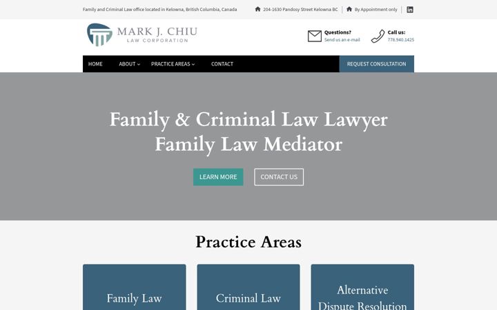 Screenshot of markchiu.com