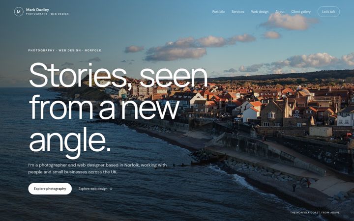 Screenshot of markdudley.co.uk