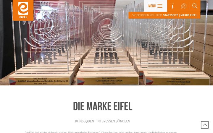Screenshot of marke-eifel.de