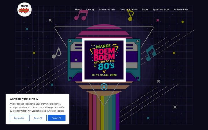 Screenshot of markeboemboem.be
