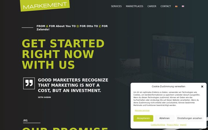 Screenshot of markement.com