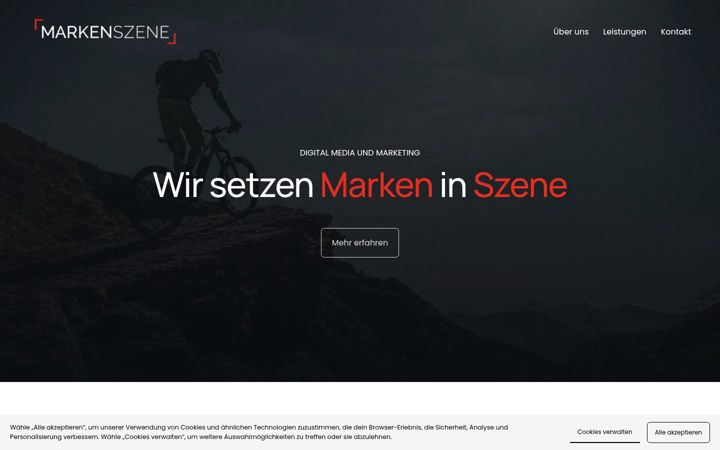 Screenshot of markenszene.media