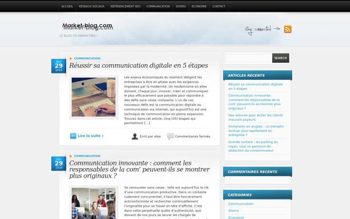Screenshot of market-blog.com