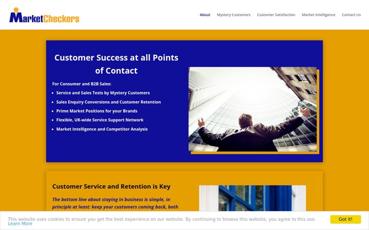 Screenshot of market-checkers.co.uk