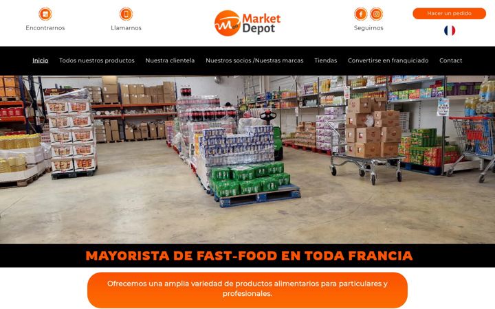 Screenshot of market-depot-france.com