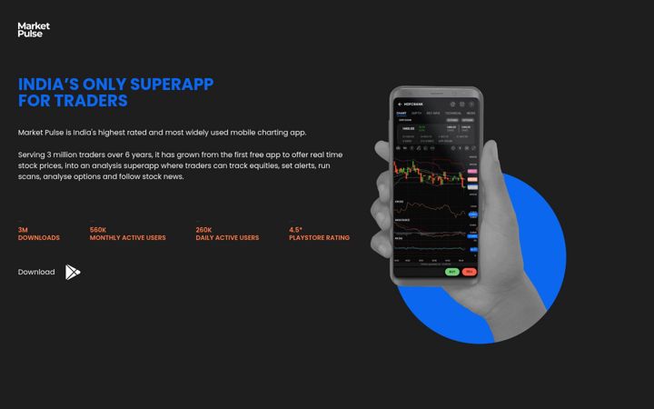 Screenshot of market-pulse.in