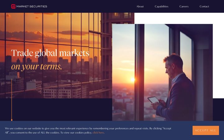 Screenshot of market-securities.com