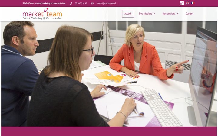 Screenshot of market-team.fr