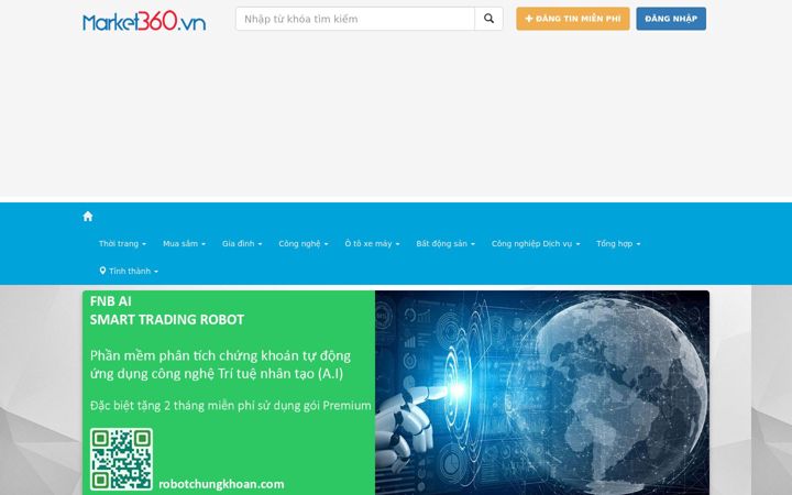 Screenshot of market360.vn
