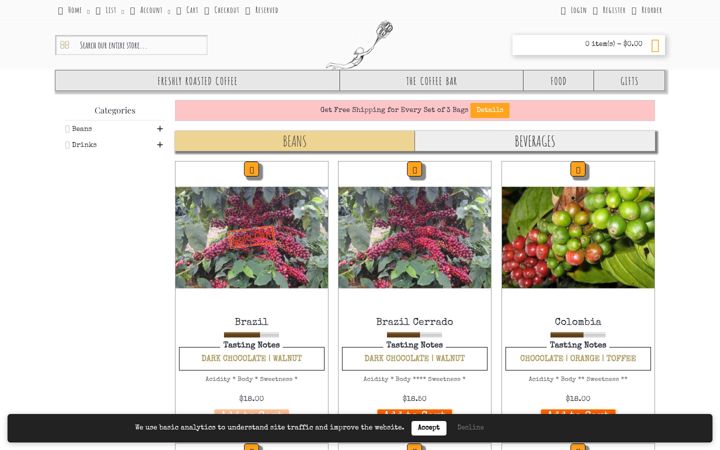 Screenshot of marketanddelivery.com