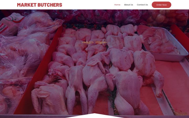 Screenshot of marketbutchers.co.uk