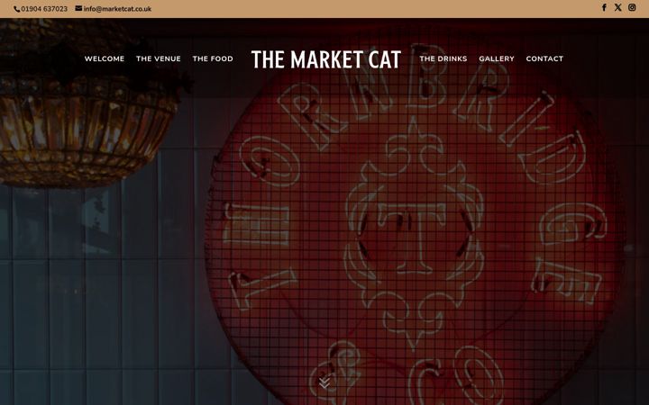 Screenshot of marketcatyork.co.uk