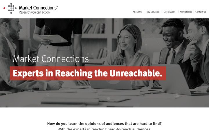 Screenshot of marketconnectionsinc.com