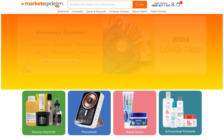Screenshot of marketegidelim.com