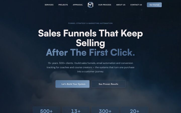 Screenshot of marketerzee.com