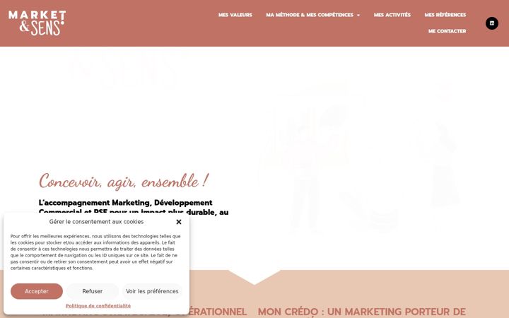 Screenshot of marketetsens.fr
