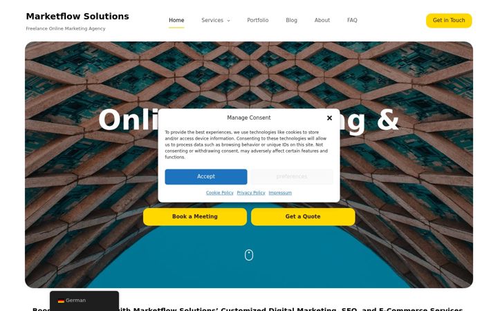 Screenshot of marketflow-solutions.com