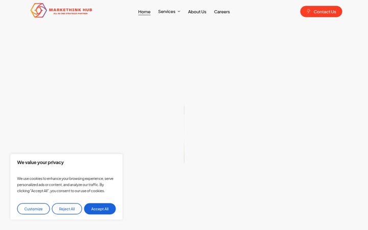 Screenshot of markethinkhub.com