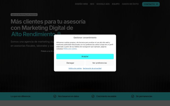 Screenshot of marketing-asesorias.es