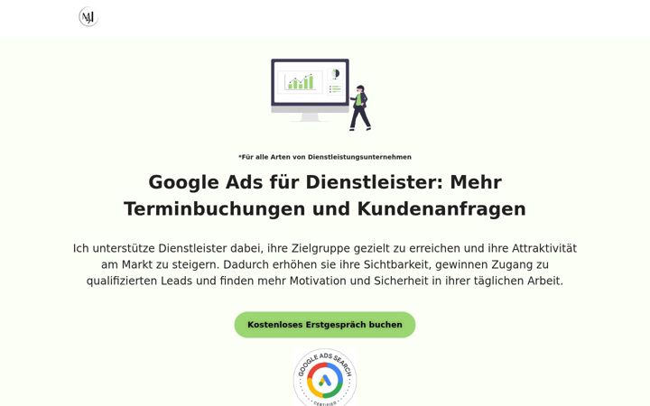 Екранна снимка на marketing-by-ivana.de
