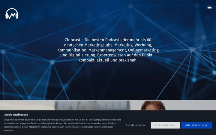 Screenshot of marketing-clubcast.de