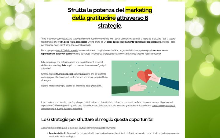 Screenshot of marketing-gratitudine.com
