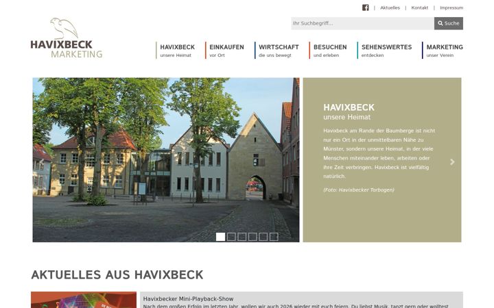 Screenshot of marketing-havixbeck.de