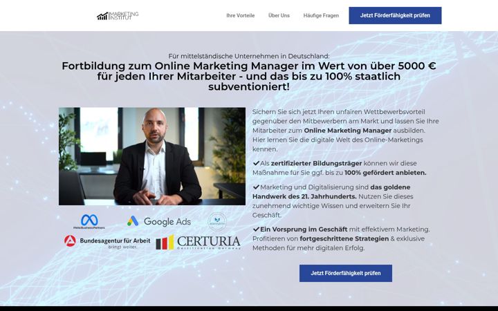 Screenshot of marketing-institut.com