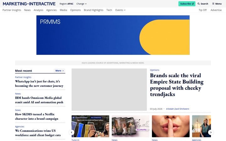 Screenshot of marketing-interactive.com