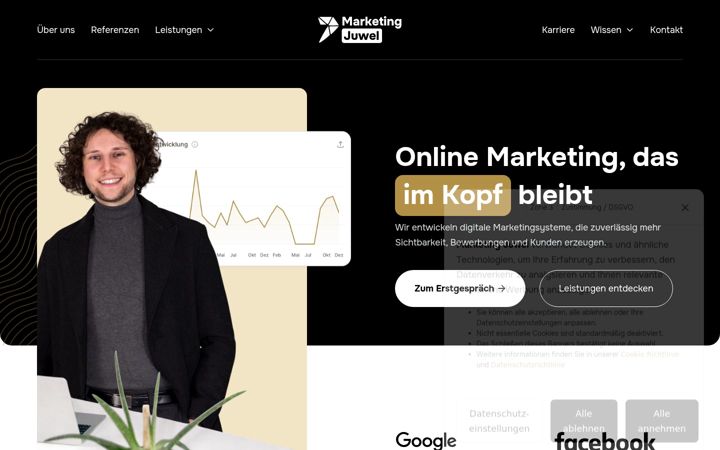 Screenshot of marketing-juwel.de