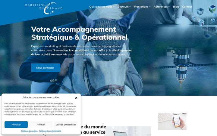 Screenshot of marketing-on-demand.fr