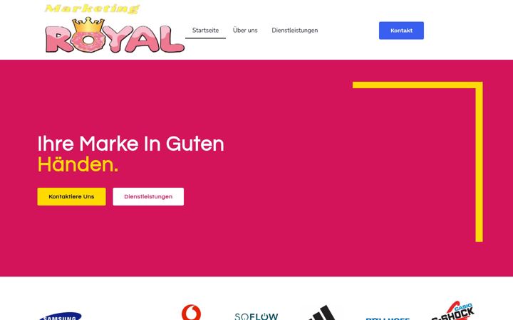 Screenshot of marketing-royal.de