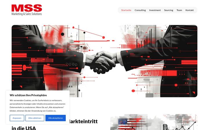 Screenshot of marketing-sales-solutions.com
