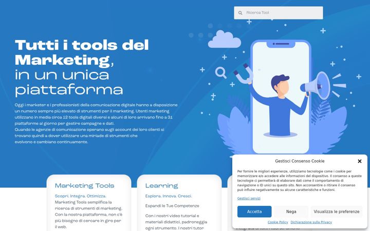 Screenshot of marketing-tools.it