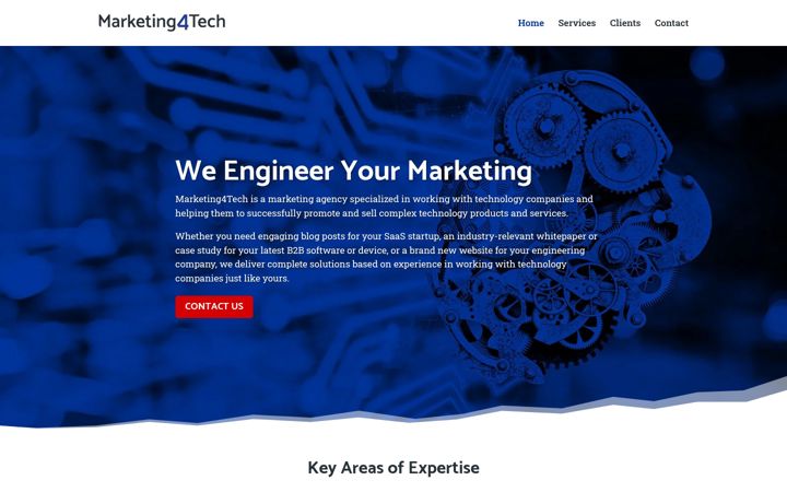Screenshot of marketing4tech.com