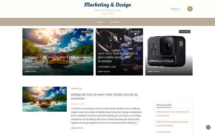 Screenshot of marketingandesign.it