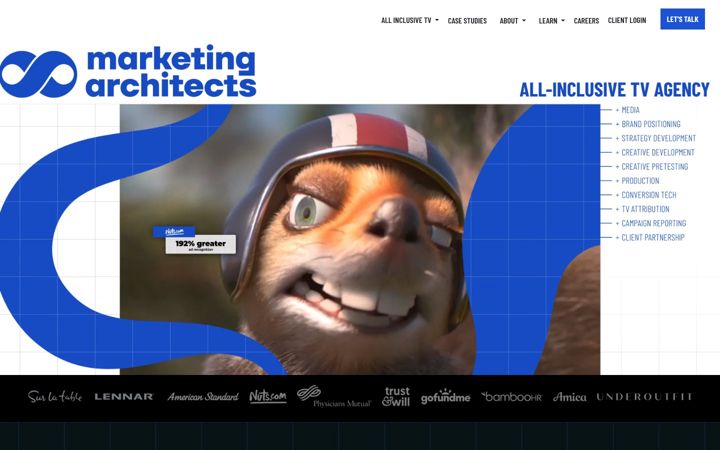 Screenshot of marketingarchitects.com