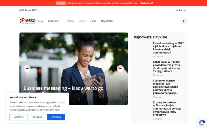Screenshot of marketingautomagic.pl