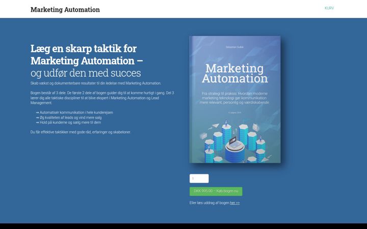 Screenshot of marketingautomation.dk