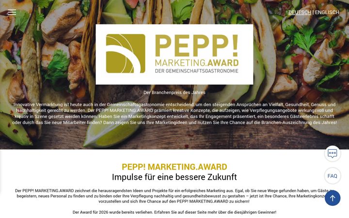 Screenshot of marketingaward.eu