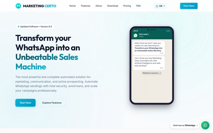 Screenshot of marketingcerto.com