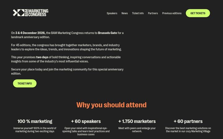 Screenshot of marketingcongress.be