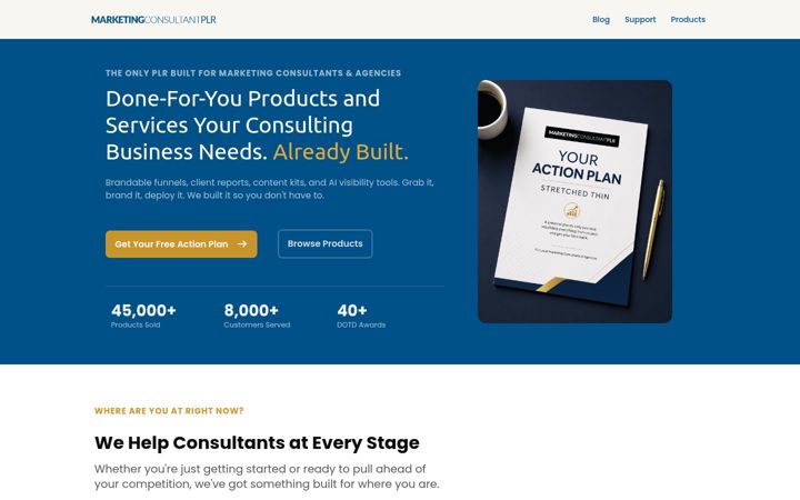 Screenshot of marketingconsultantplr.com