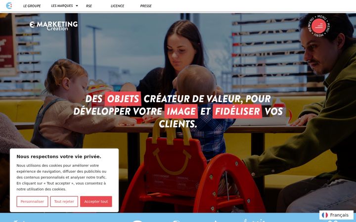 Screenshot of marketingcreation.com