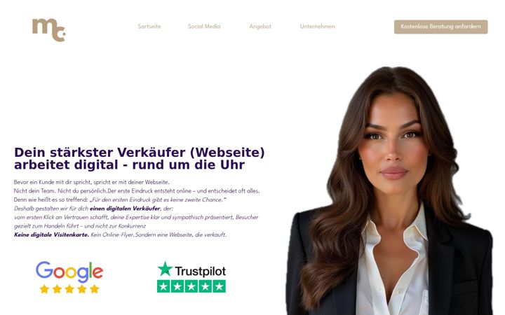 Screenshot of marketingcreationsagency.de